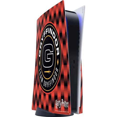 Wizarding Worlds Harry Potter Team Gryffindor PS5 Console Skin